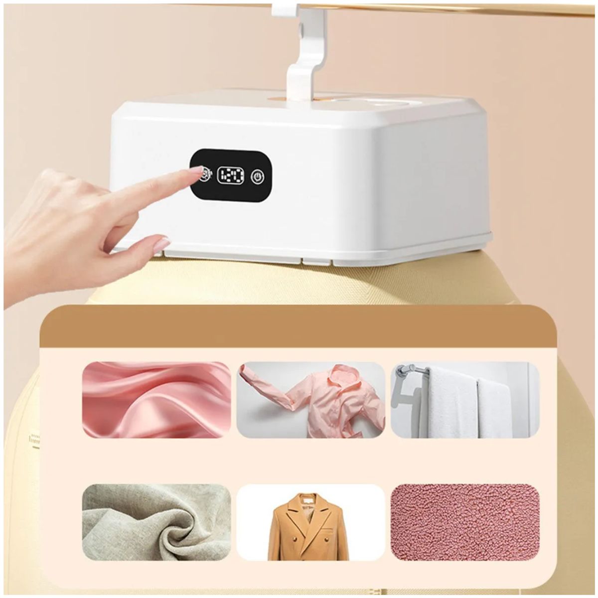 INSPIRA MARKET - Secador de Ropa Portátil 220W