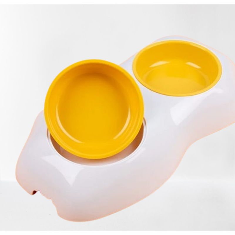 GENERICO - COMEDERO DOBLE + ARNES DE PASEO PARA MASCOTAS