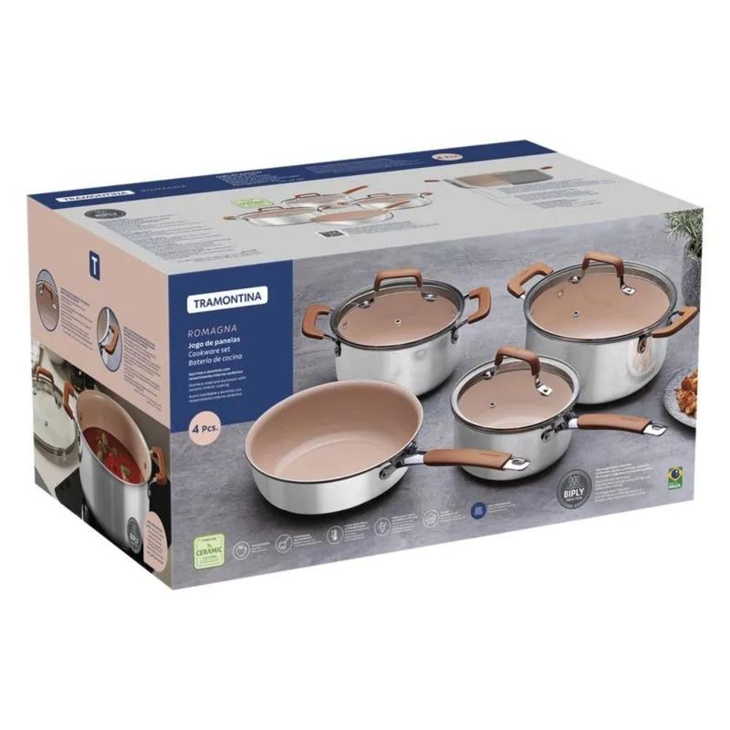 TRAMONTINA - Juego de Ollas Tramontina Romagna -28799330