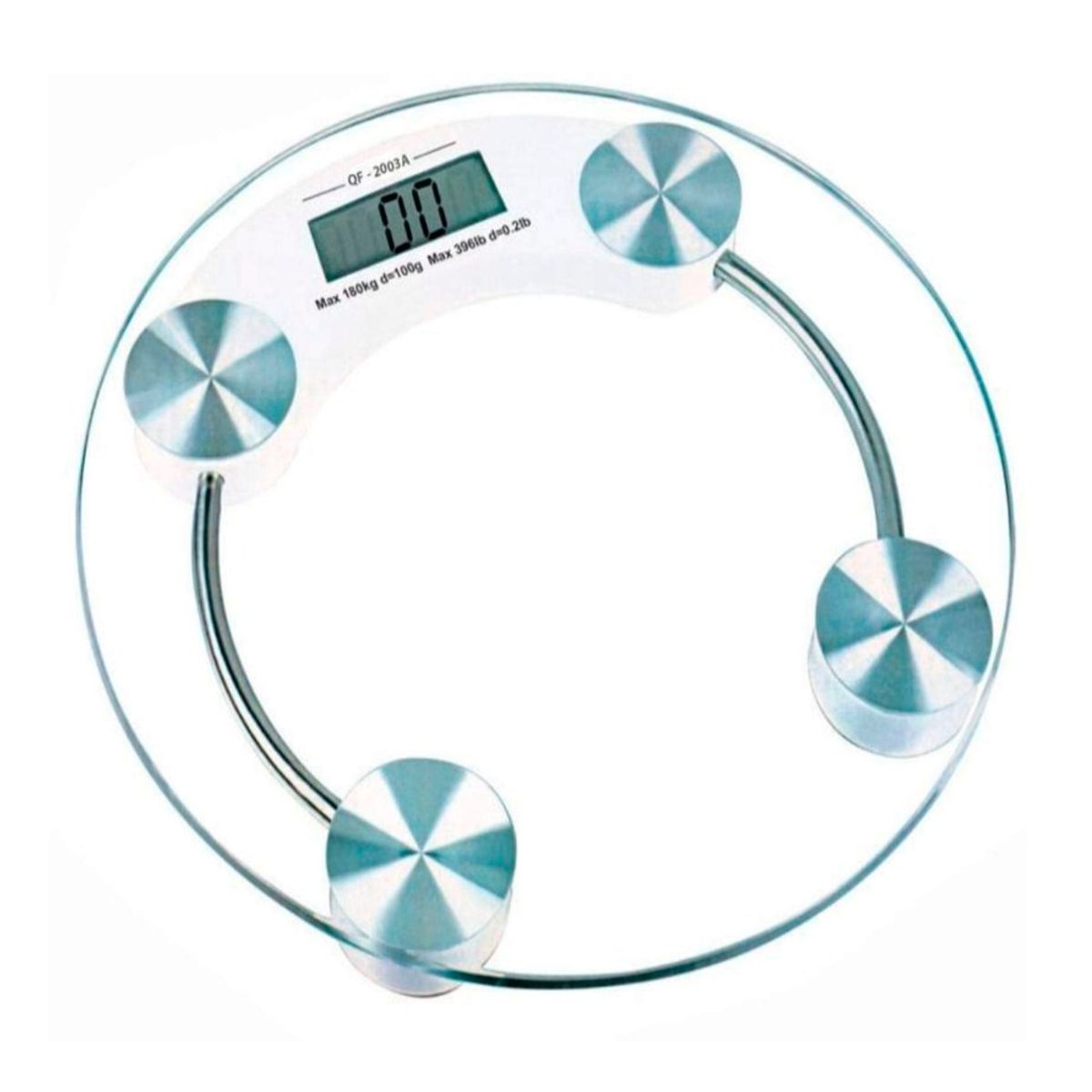 GENERICO - Balanza Digital de Vidrio 180kg