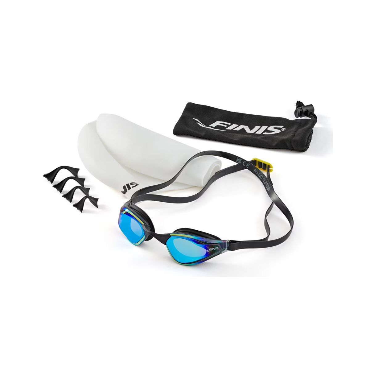 FINIS - Lentes Natacion Finis Mach 1 Racing Mirror Azul Cobalto