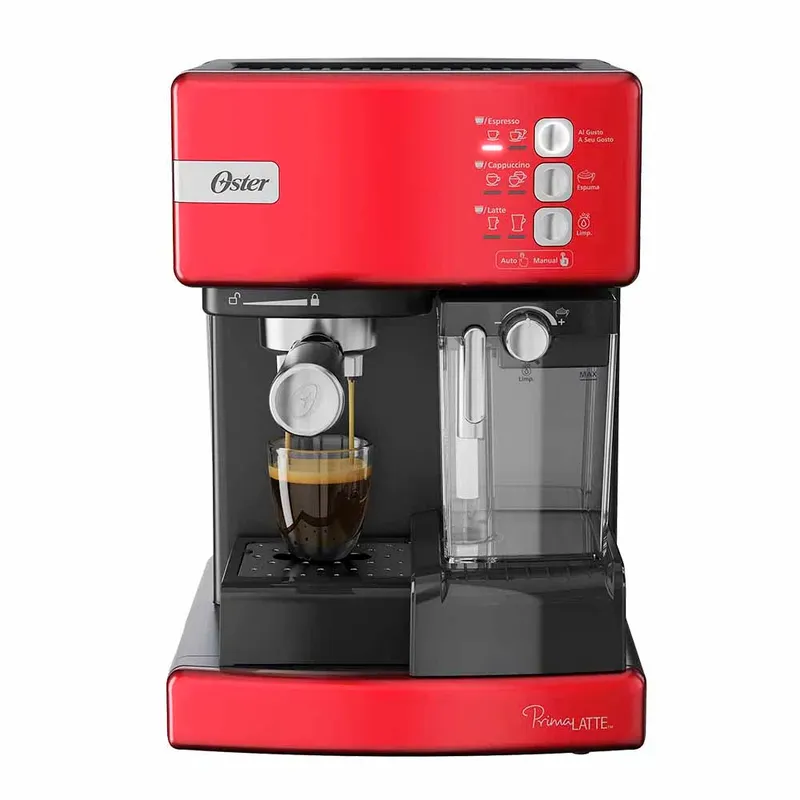 OSTER - Cafetera Oster Automática de Espresso PrimaLatte BVSTEM6603R