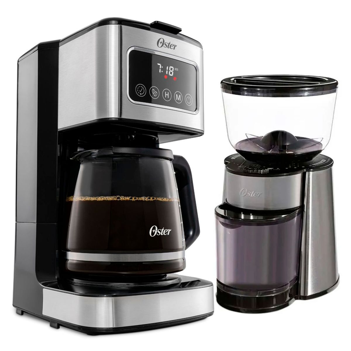 OSTER - Cafetera Oster Programable BVSTDC4403 + Molinillo de Cafe BVSTBMH23