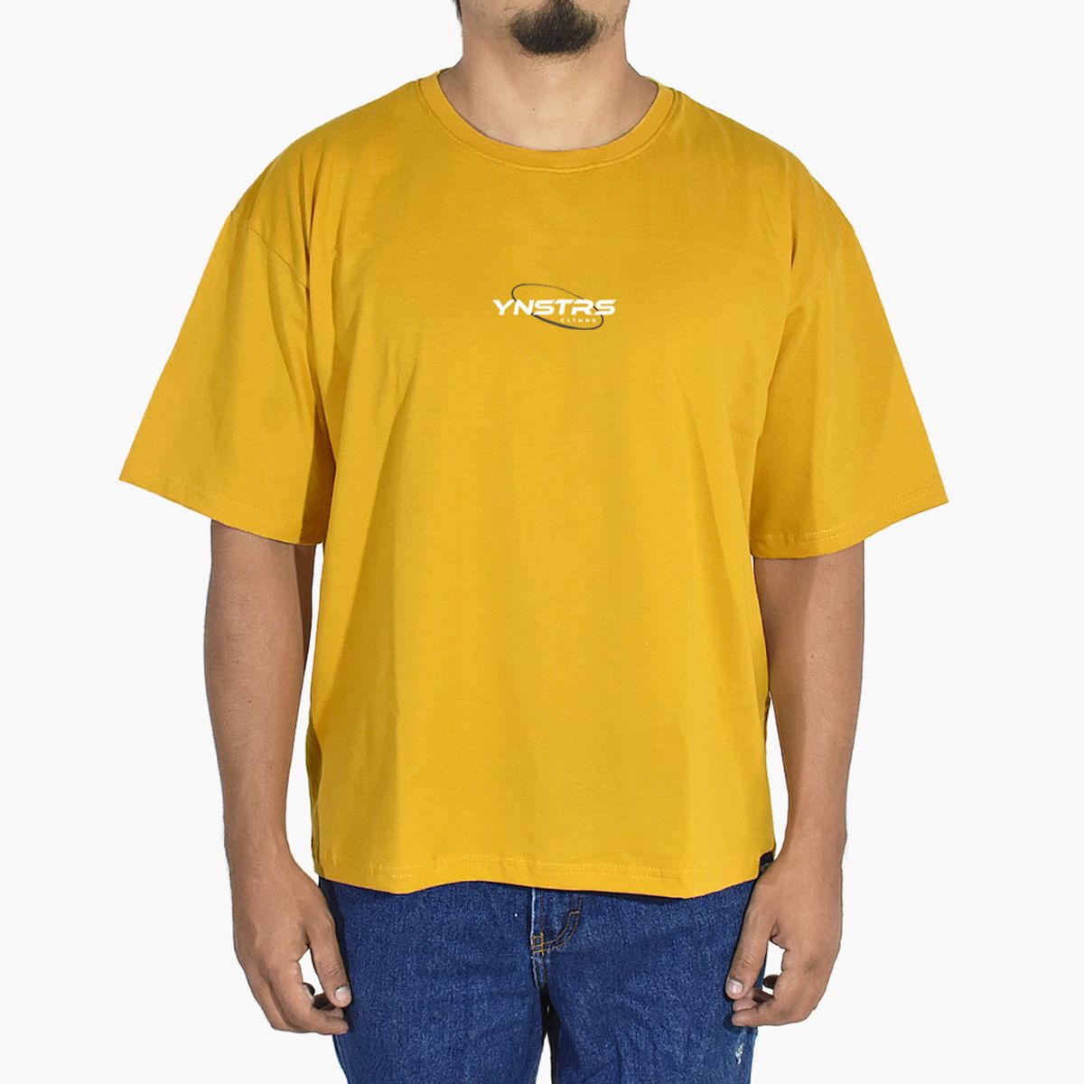 YONISTERS CLOTHING - Polo Oversize Algodón Amarillo Dodge Challenger  Yonisters Clothing
