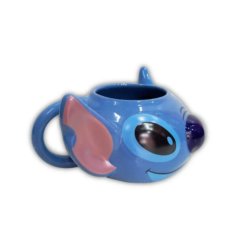 GENERICO - TAZA CARA DE  STITCH 3D