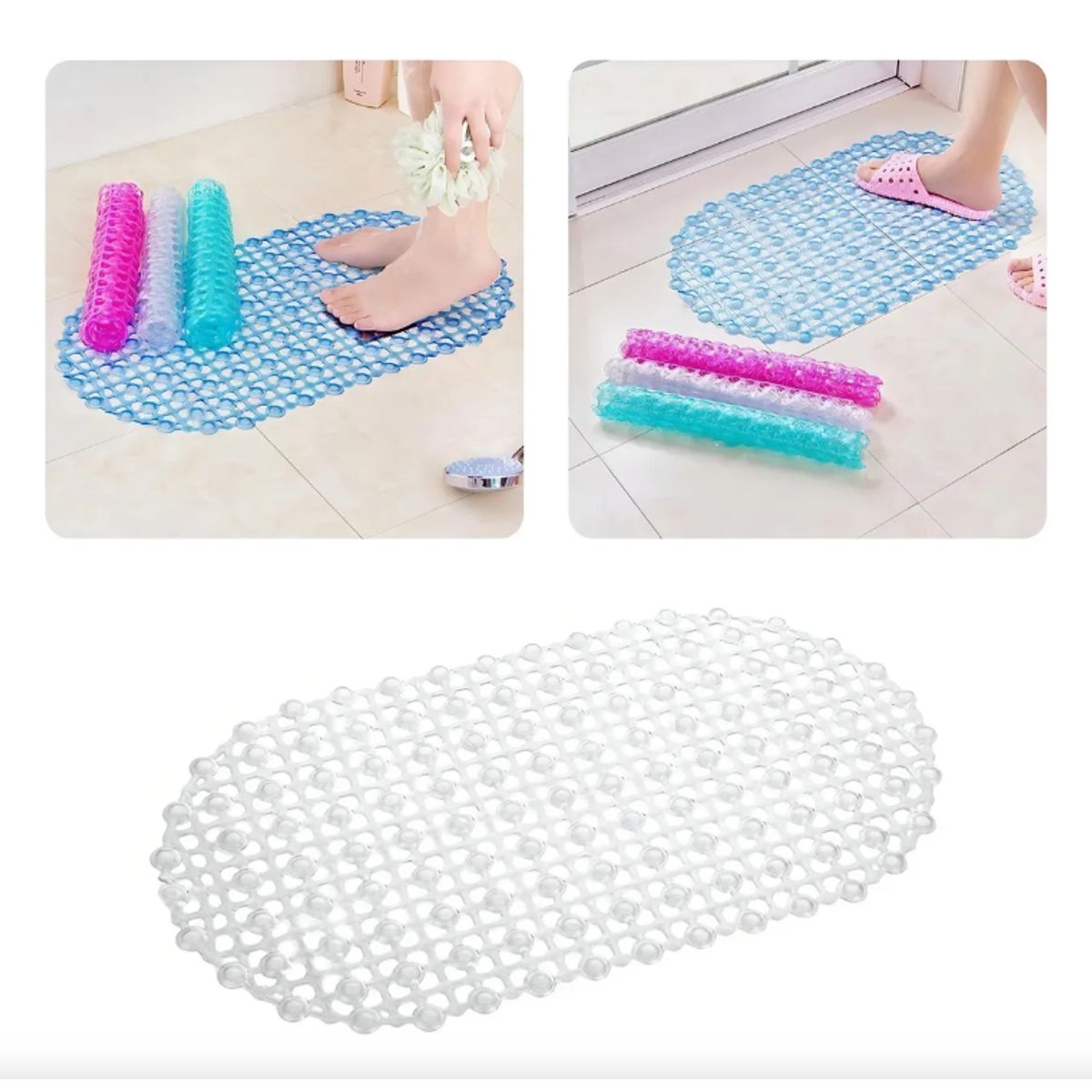 GENERICO - PISO GOMA DUCHA ANTIDESLIZANTE