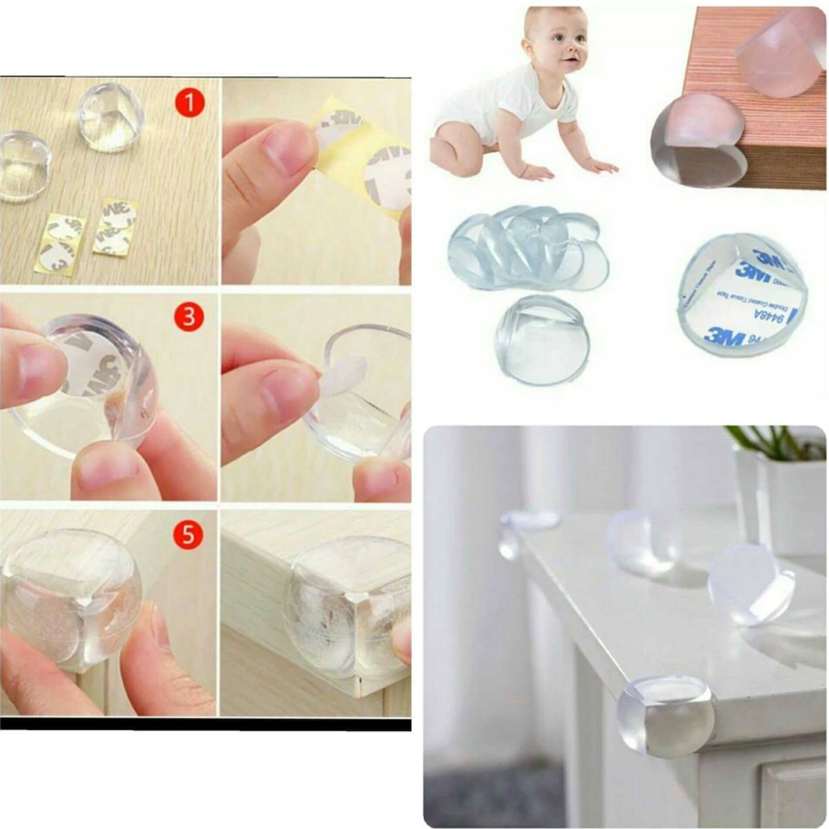 GENERICO - Protector de esquina x4 unidades