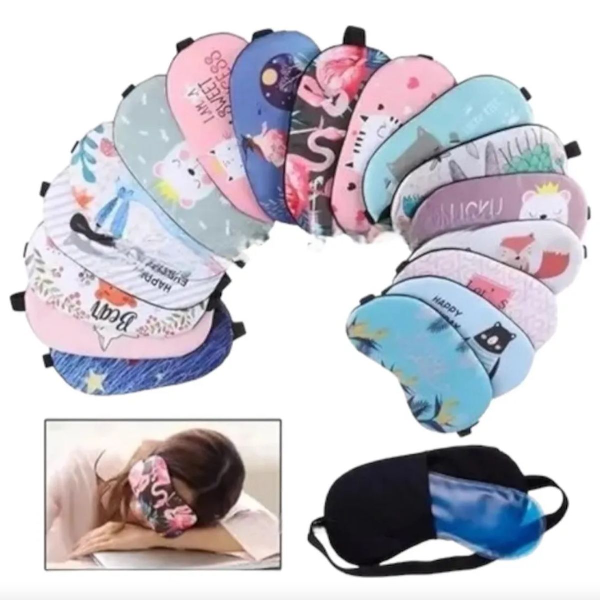 GENERICO - Antifaz con gel para descanso