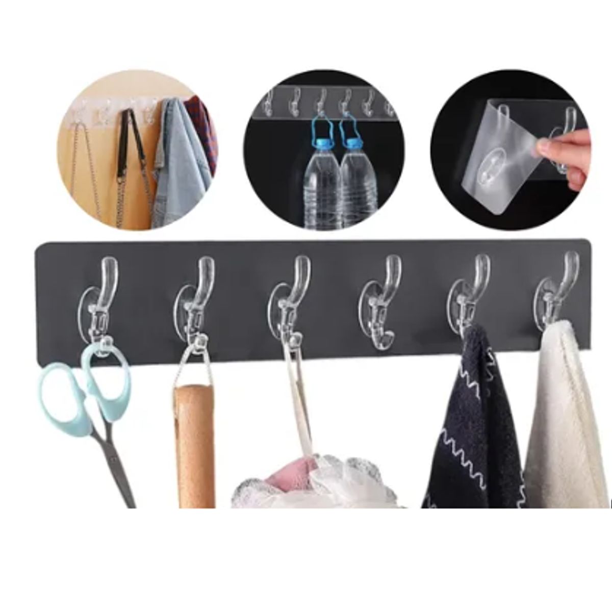 GENERICO - Gancho de pared transparente