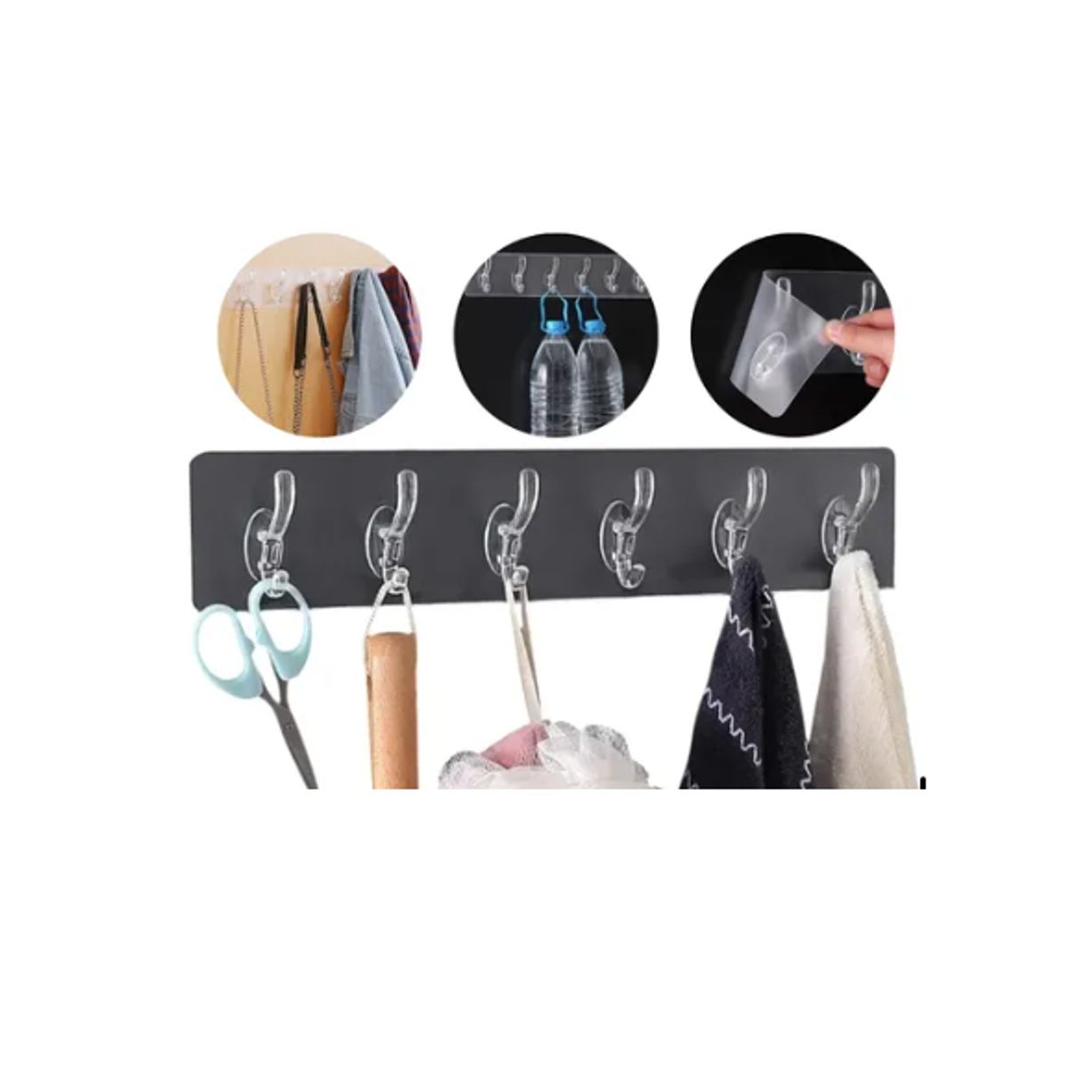 GENERICO - Gancho de pared transparente