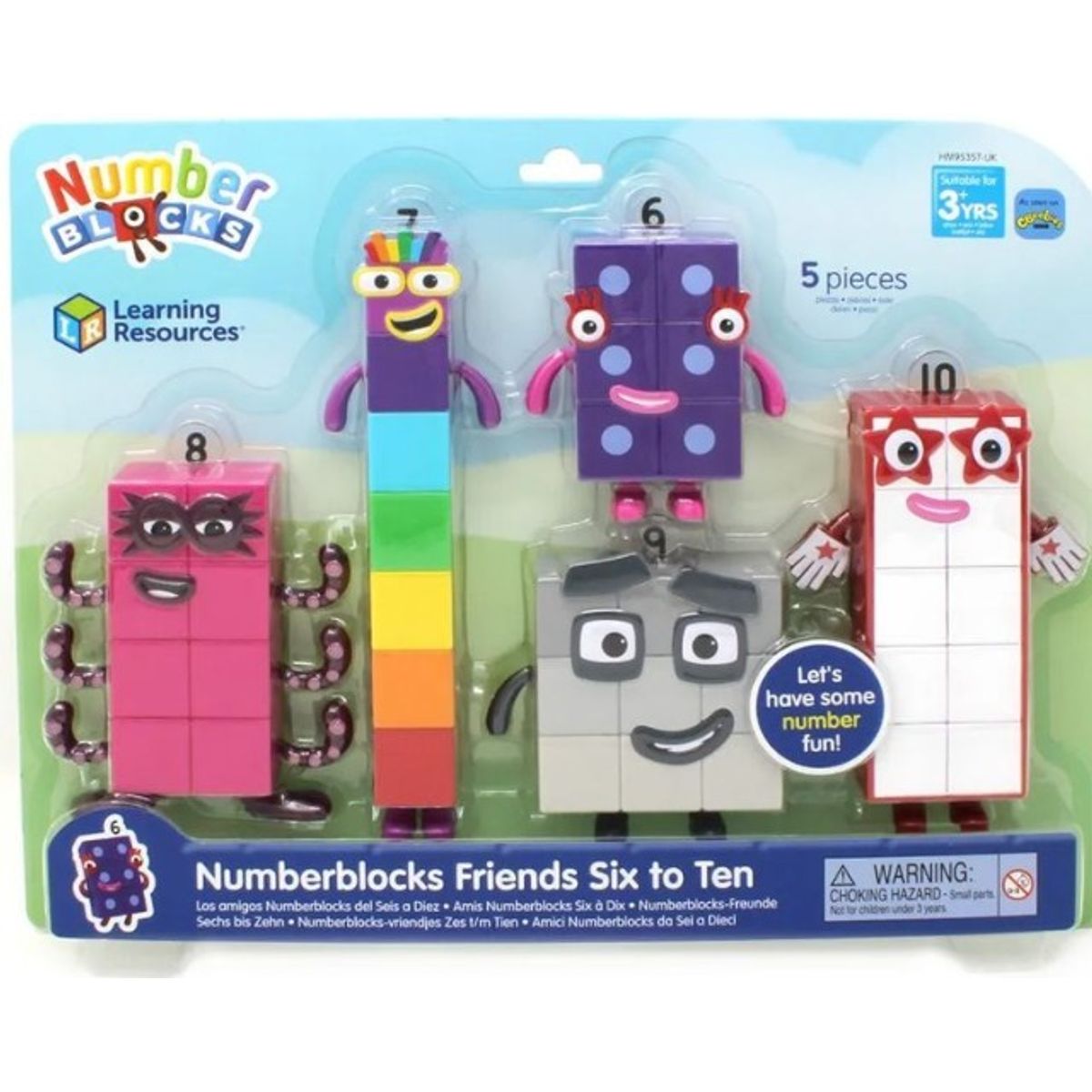 GENERICO - SET NUMBERBLOCKS ANIMADA DEL SEIS AL DIEZ
