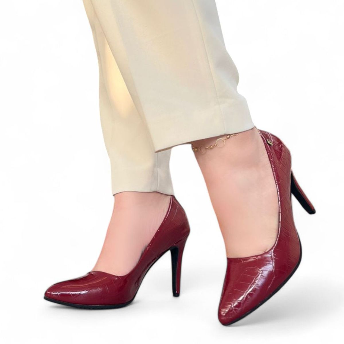 GENERICO - Taco Mujer Yomar Mariana Importado Planta Caucho 015L-58 Guinda