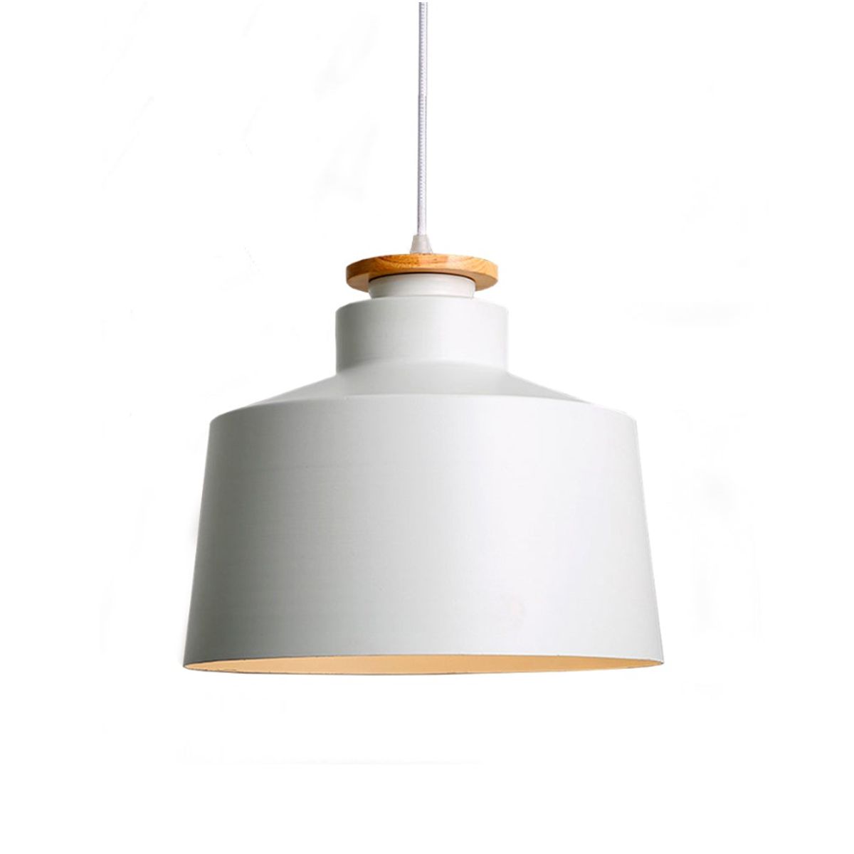 GENERICO - Lámpara Colgante Campana White Led