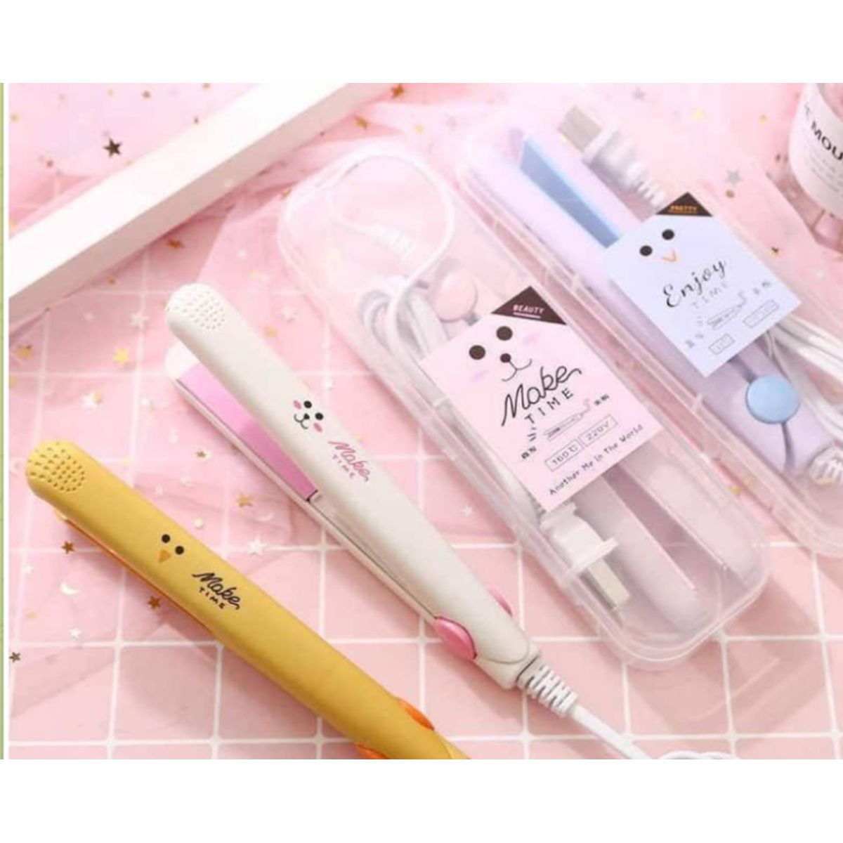 GENERICO - Mini plancha para cabello