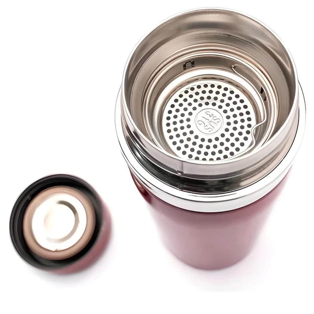 GENERICO - Termo de Acero Inoxidable 1 Litro - Azul