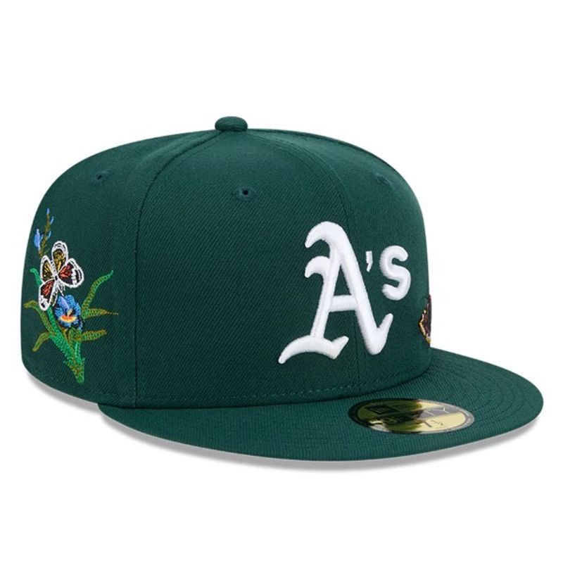 NEW ERA - Gorra 59Fifty MLB Oakland Athletics Felt X Mlb & Nfl Green