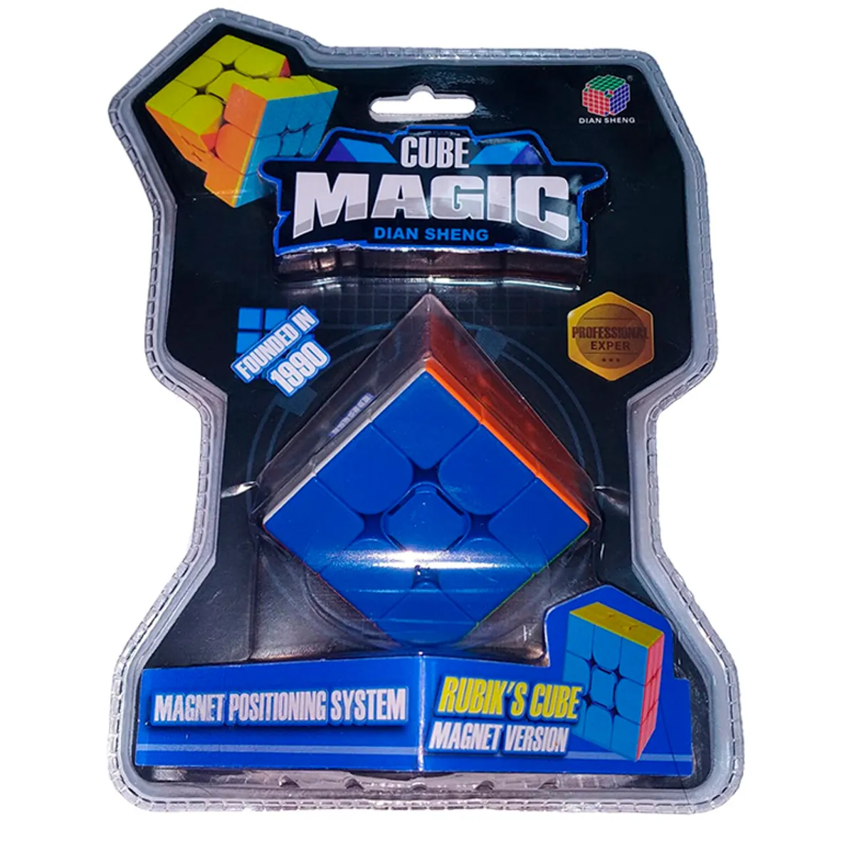 DIANSHENG - Cubo Mágico Magnético 3×3 Alta Velocidad de Competencia