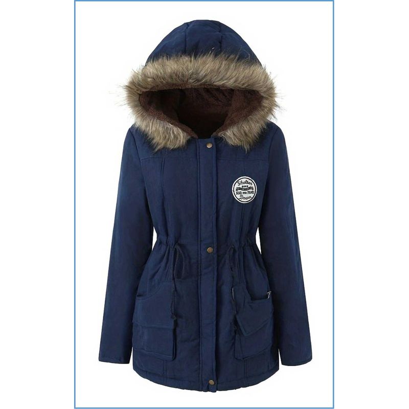 ARMY COLLECTION - Casaca Abrigo para Mujer Moda Coreana Parka