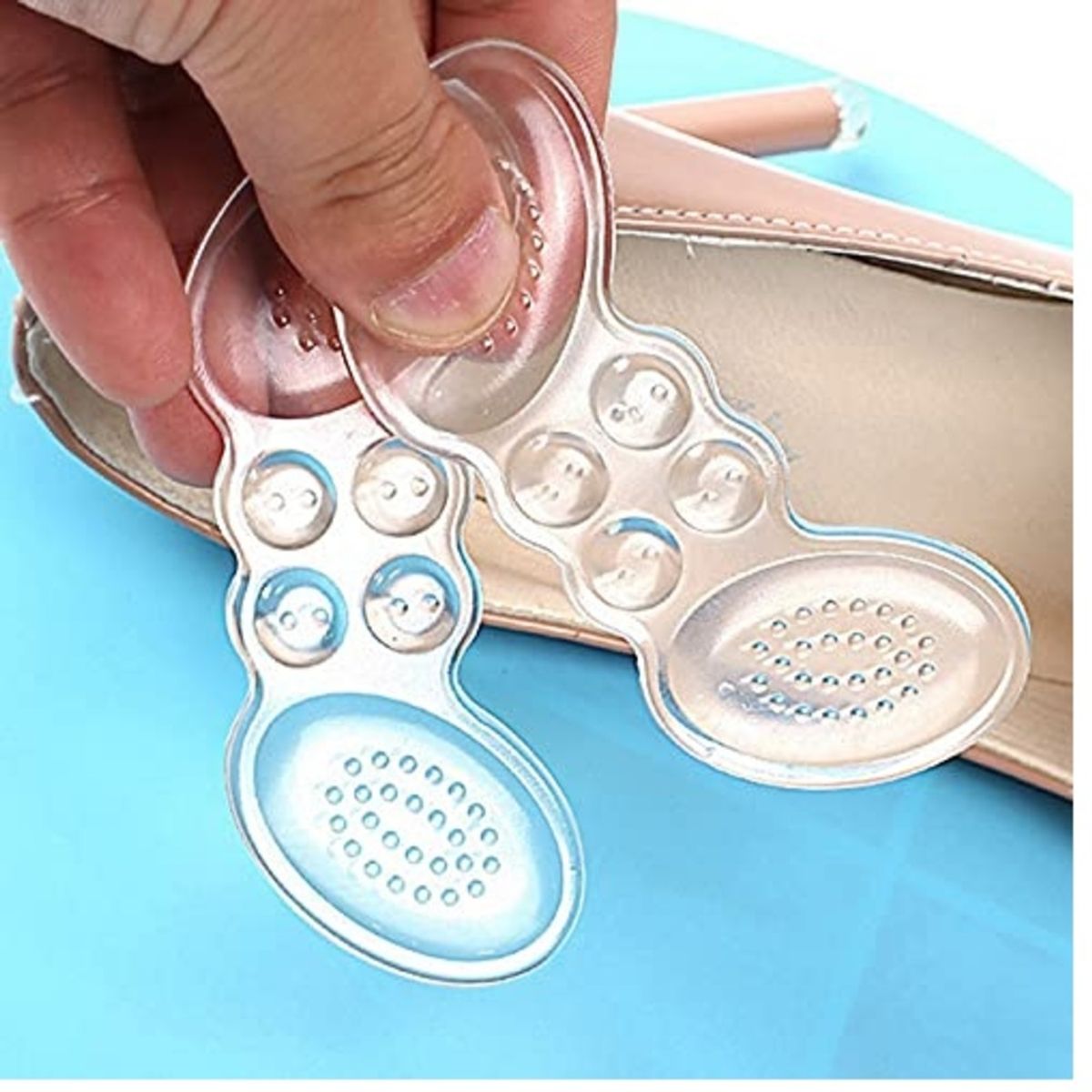 GENERICO - PEGATINA TRASERA 1 PAR TAMAÑO AJUSTABLE, ANTIDESGASTE 1 PAR