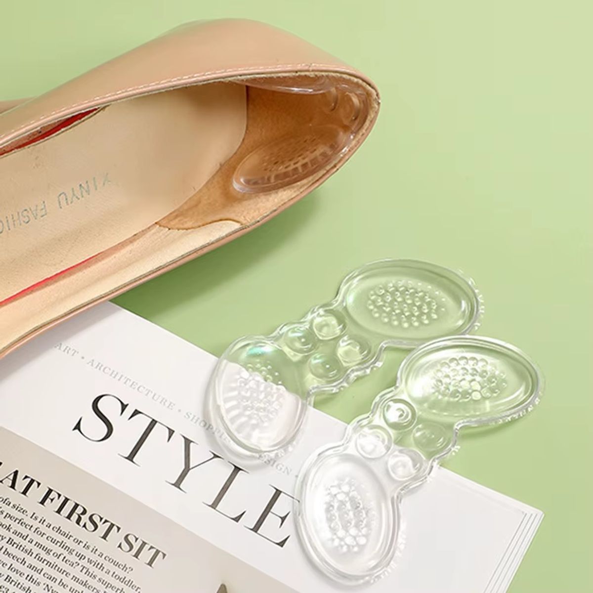 GENERICO - PLANTILLAS DE GEL 3 PARES PARA ZAPATOS DEPORTIVOS TALÓN