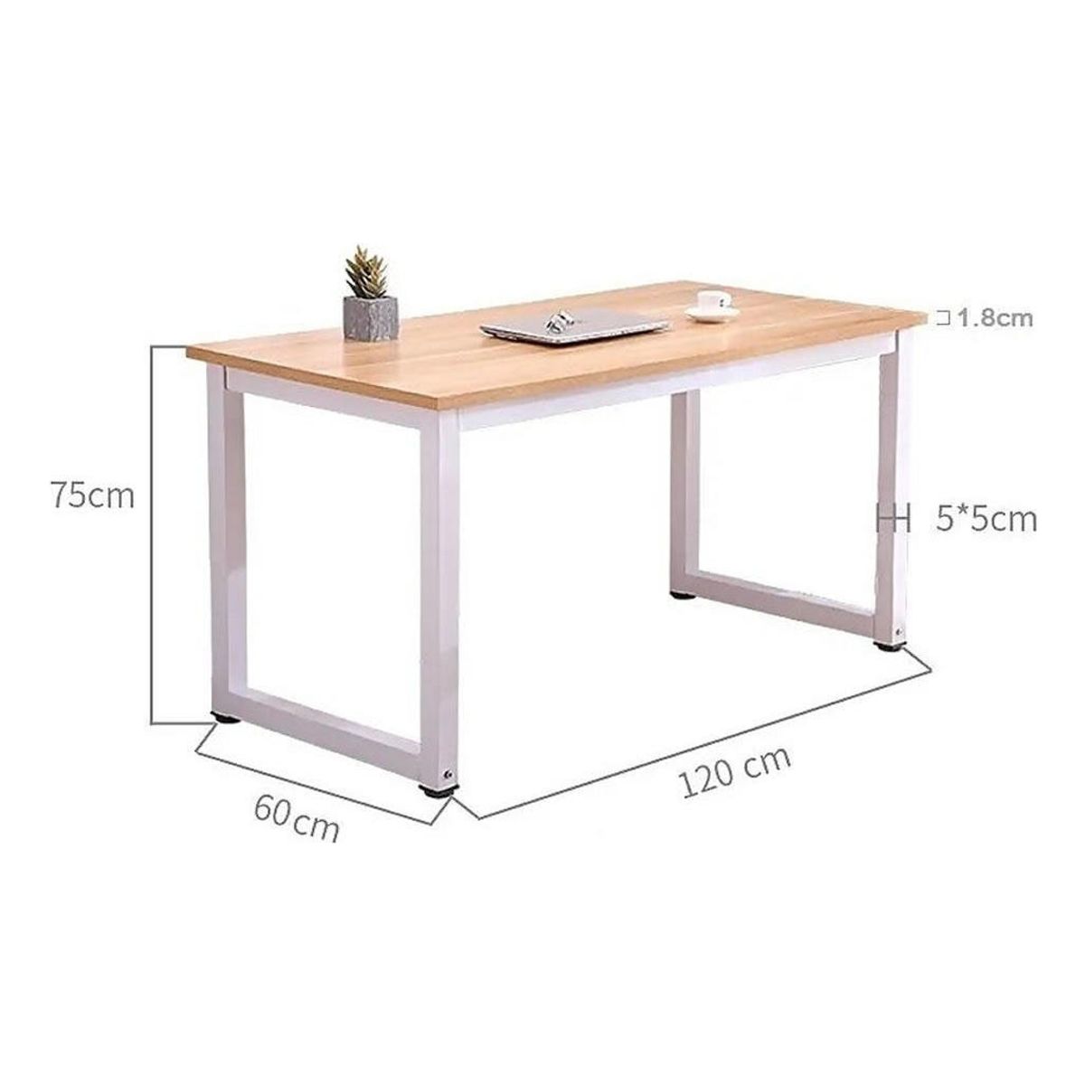 ANYHOGAR - Escritorio Oficina Madera Espesor 18mm 120x60x75cm