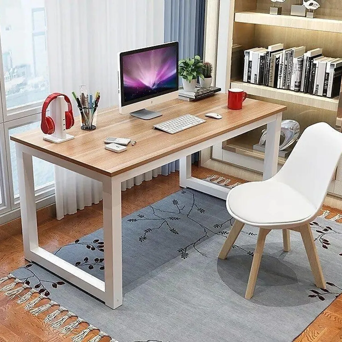 ANYHOGAR - Escritorio Oficina Madera Espesor 18mm 120x60x75cm