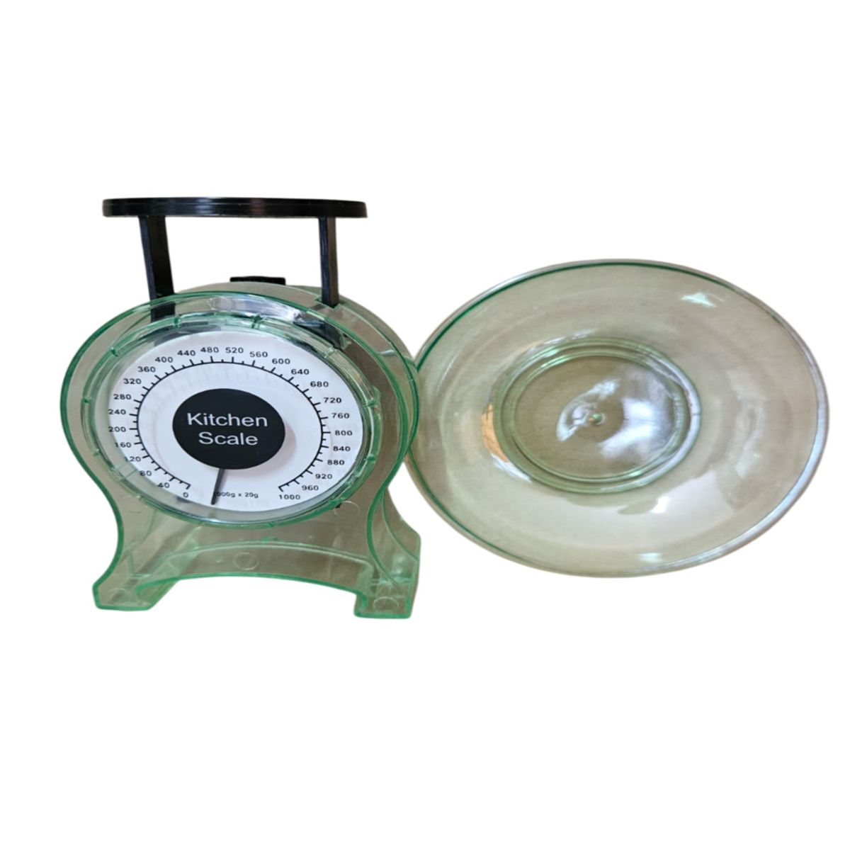 GENERICO - BALANZA DE COCINA MECÁNICA PESADA 1 KG VERDE
