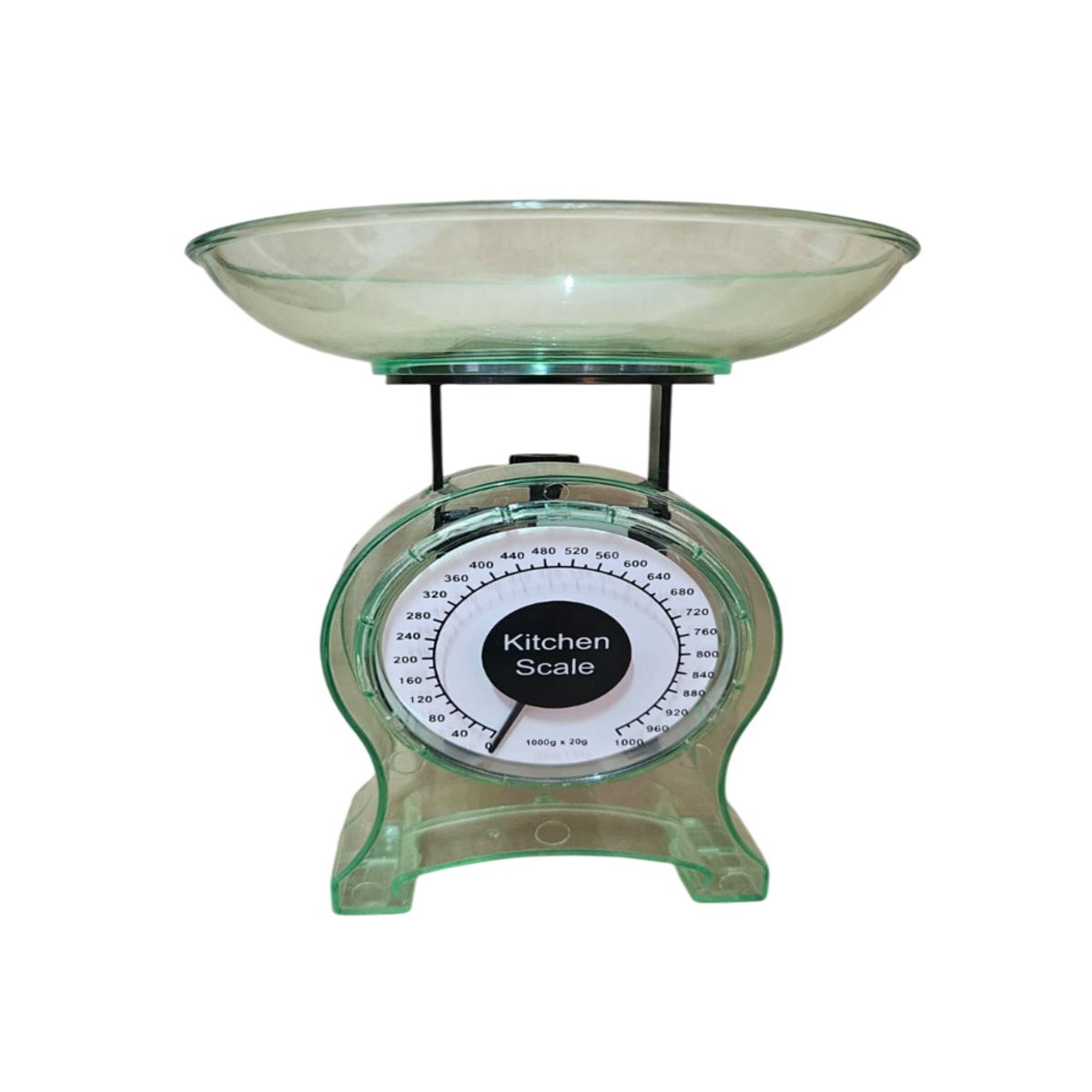 GENERICO - BALANZA DE COCINA MECÁNICA PESADA 1 KG VERDE