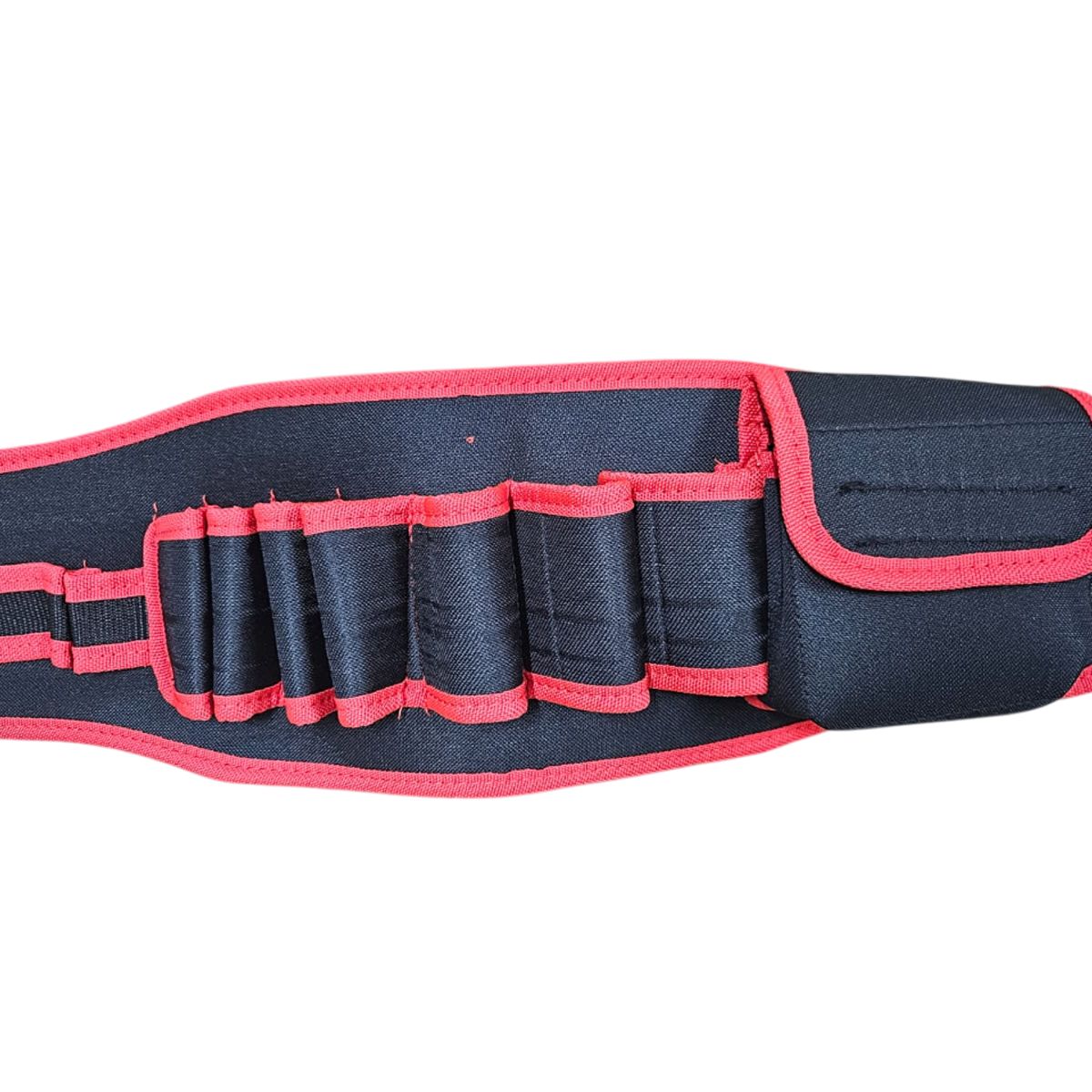 GENERICO - BOLSA DE HERRAMIENTAS ROJO CON CINTURÓN DE TELA