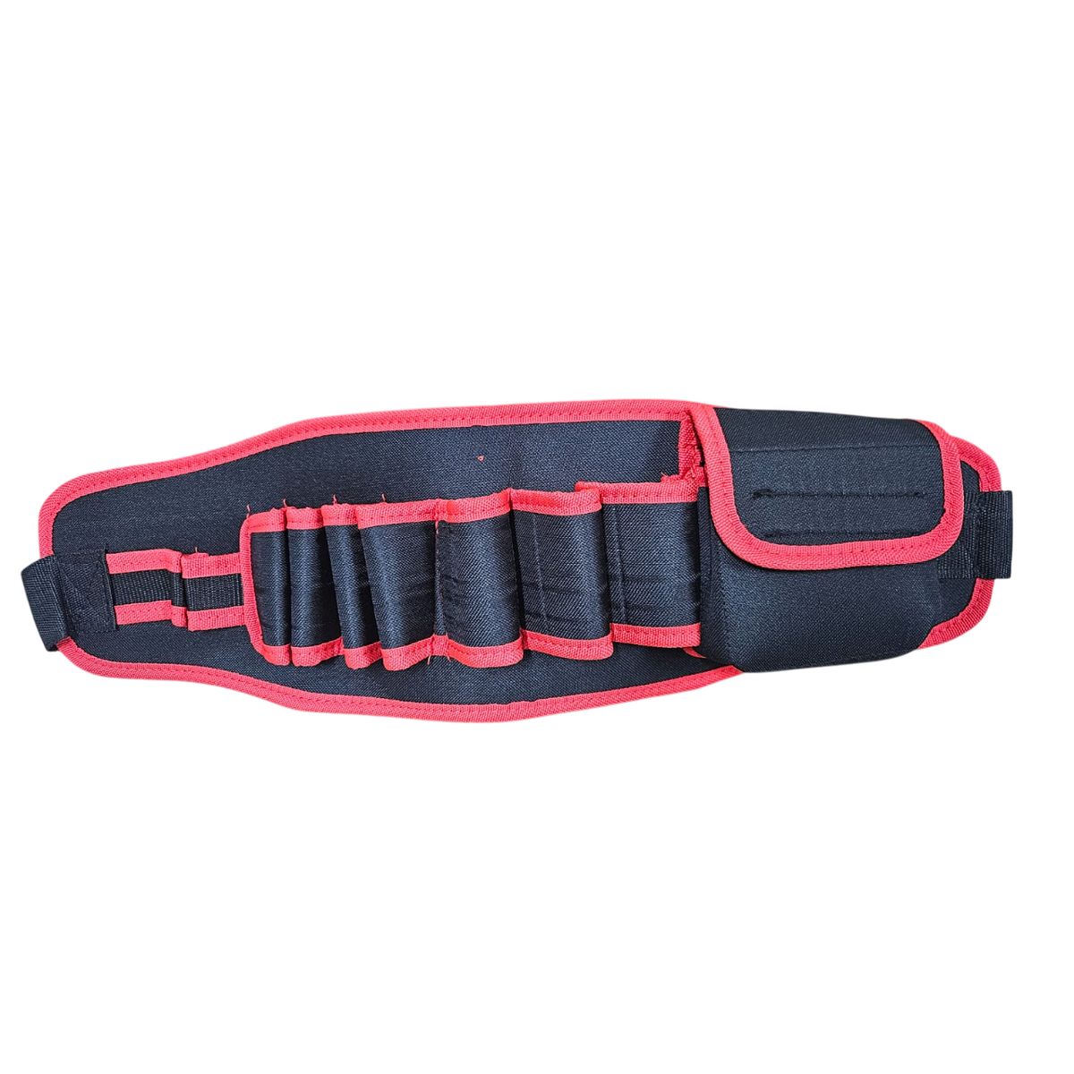 GENERICO - BOLSA DE HERRAMIENTAS ROJO CON CINTURÓN DE TELA