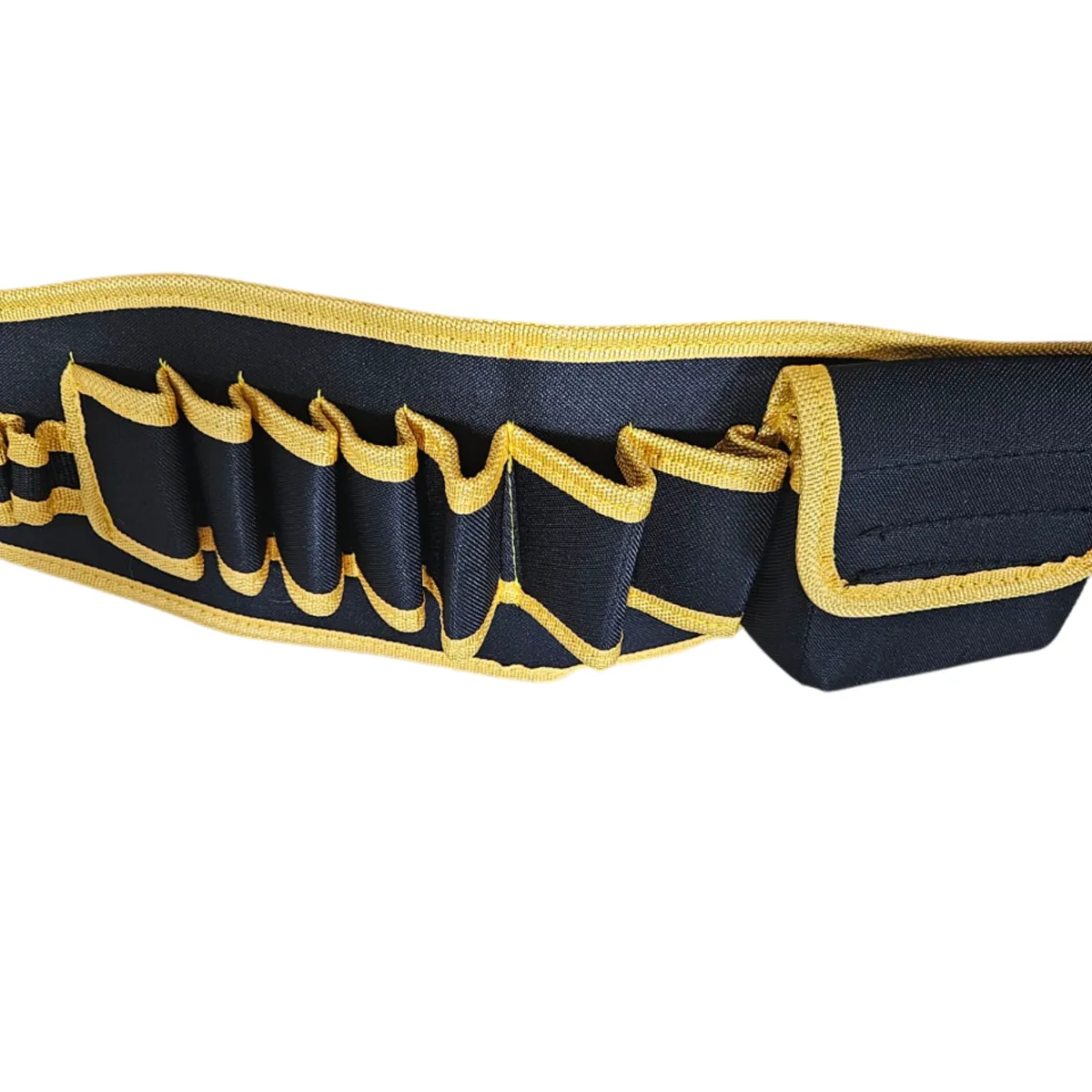 GENERICO - BOLSA DE HERRAMIENTAS AMARILLO CON CINTURÓN DE TELA