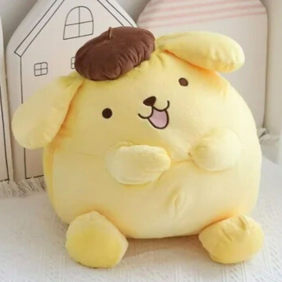 GENERICO - Peluche Pompompurin Importado - Mide 37 cm alto