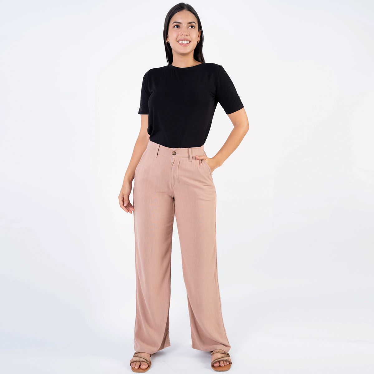 JAROLA - Pantalón Palazzo Mujer Jarola Camill