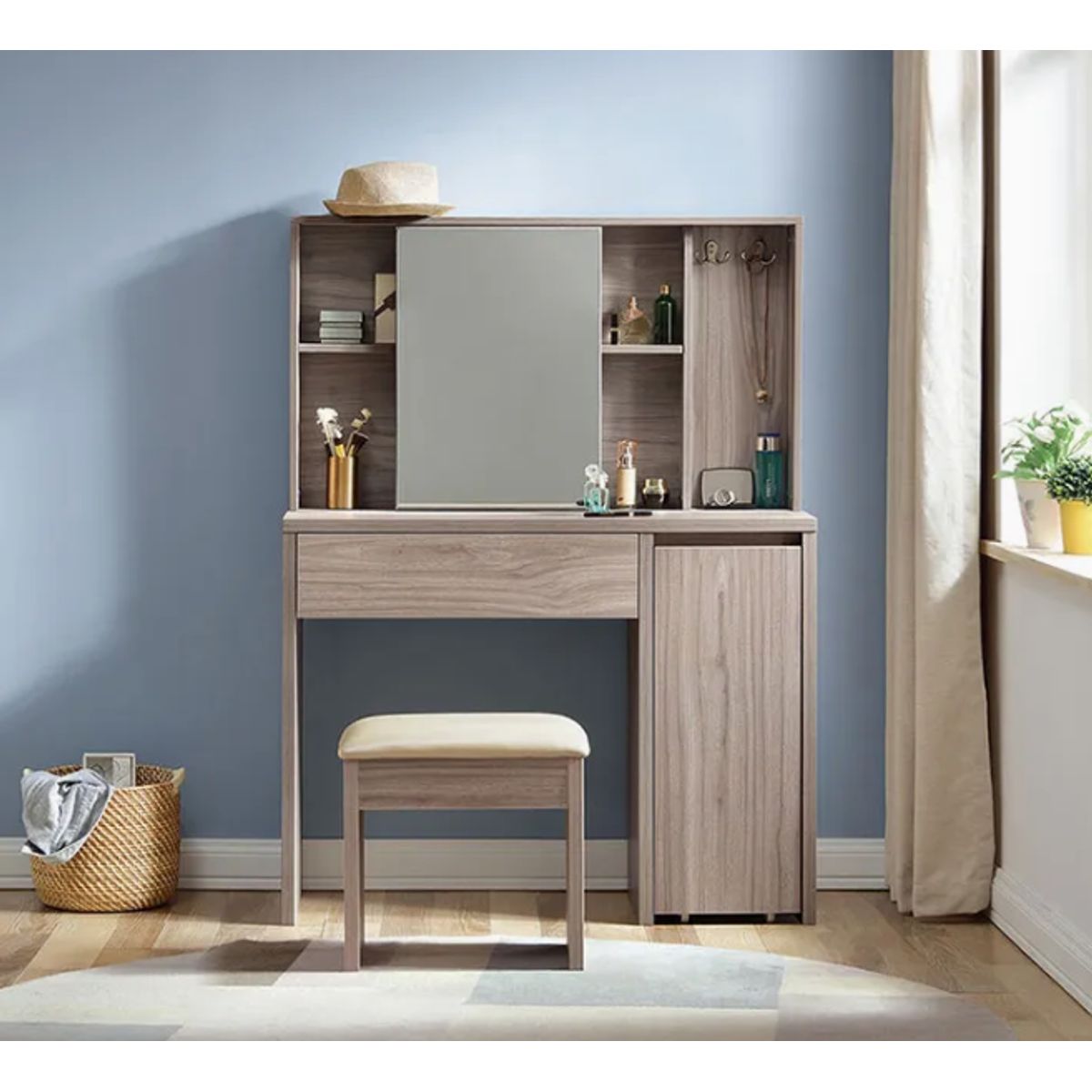 VENTITAS HOME - Tocador Vertele Ventitas Home Color Ceniza