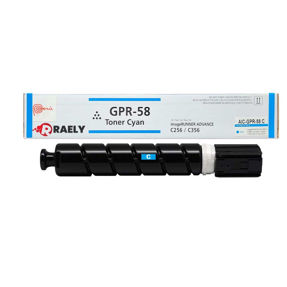 GENERICO - Toner Compatible Raely GPR-58 Cyan Para Canon