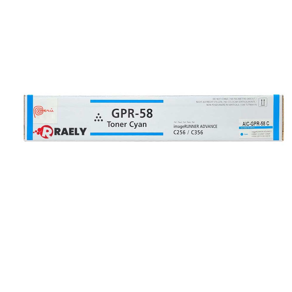 GENERICO - Toner Compatible Raely GPR-58 Cyan Para Canon