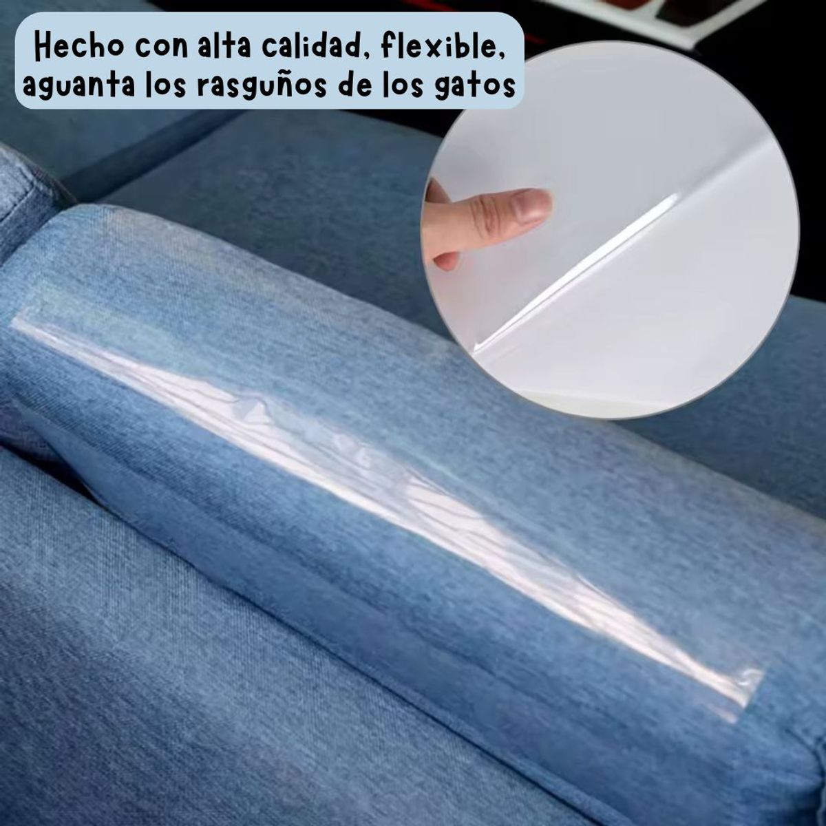 GENERICO - Protector de VINIL Antiarañazos para Gatos