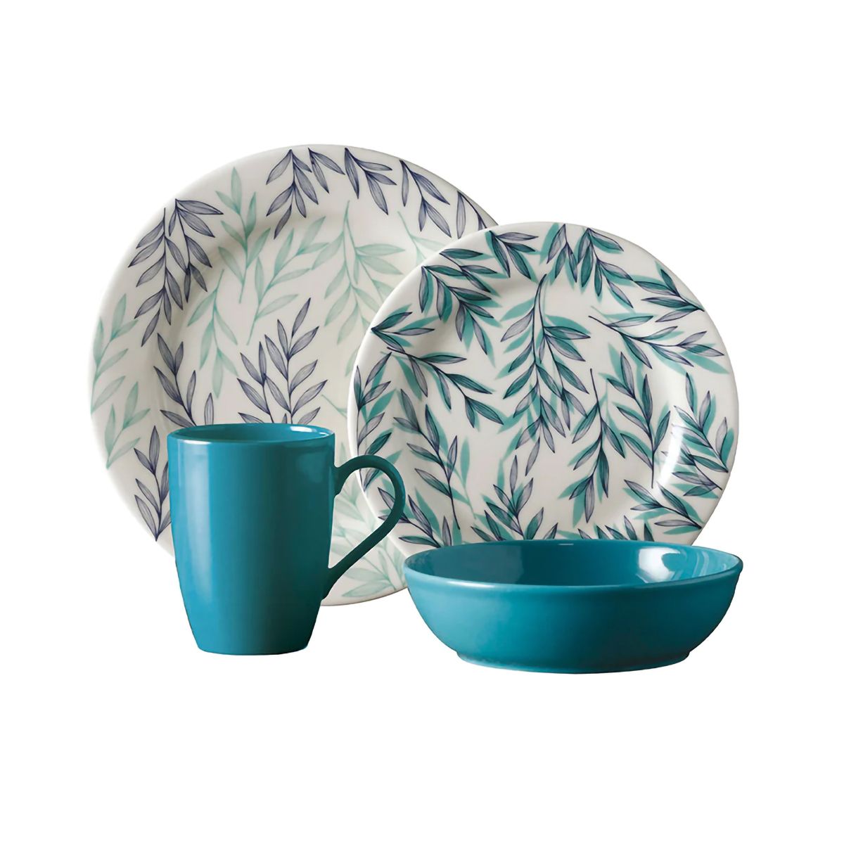 CORONA - Juego de Vajilla Corona Cintia 16 piezas