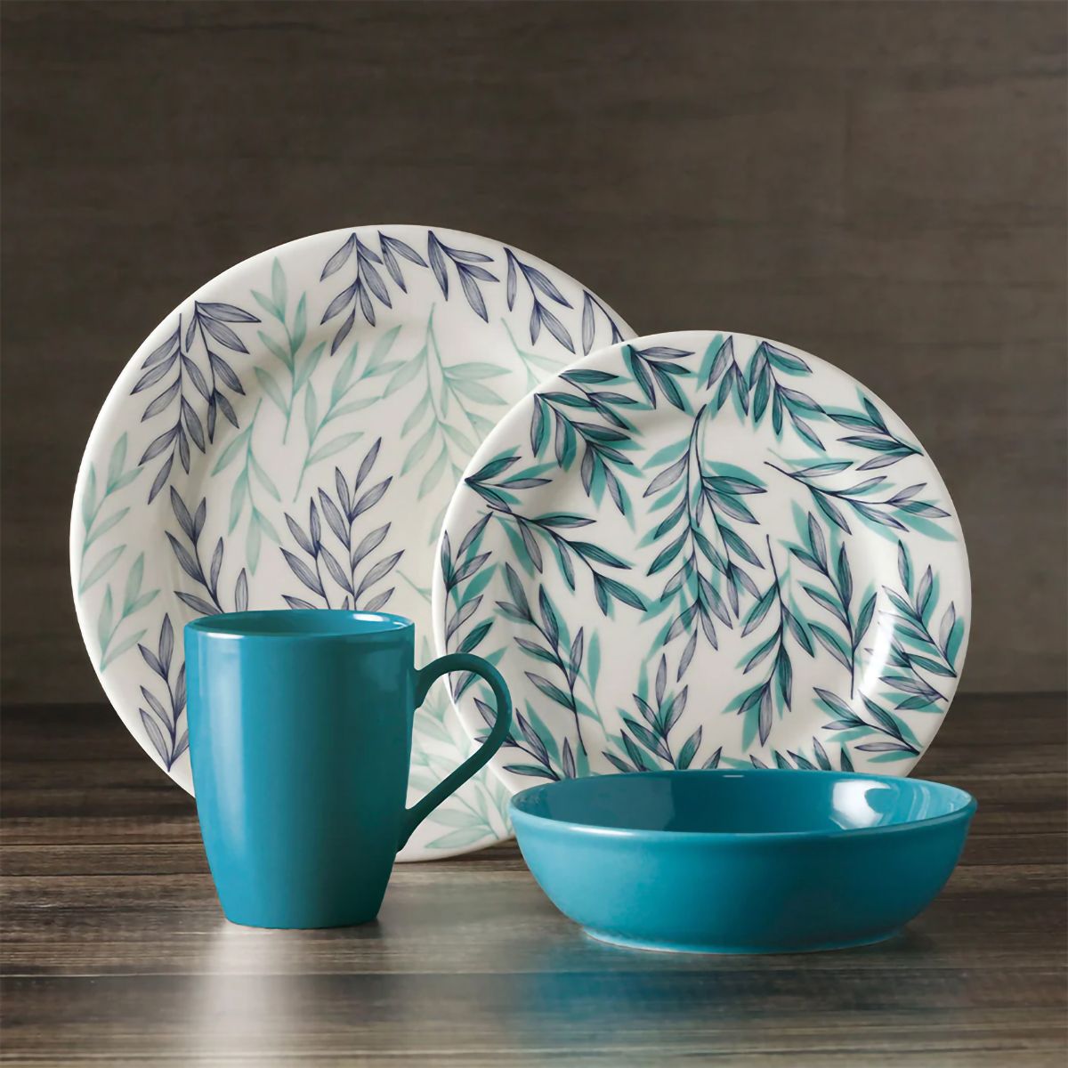 CORONA - Juego de Vajilla Corona Cintia 16 piezas