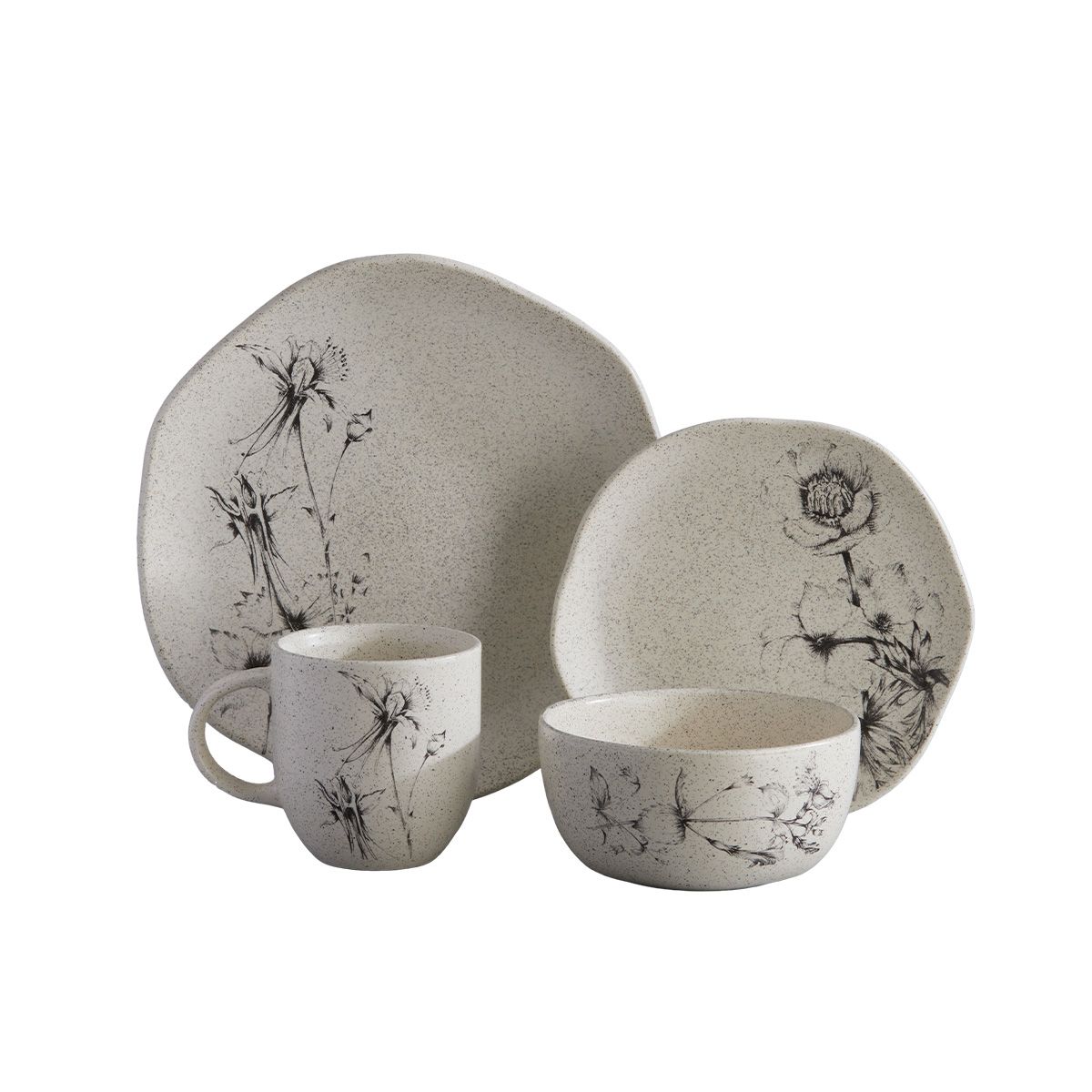 CORONA - Juego de Vajilla Corona Elea 16 piezas