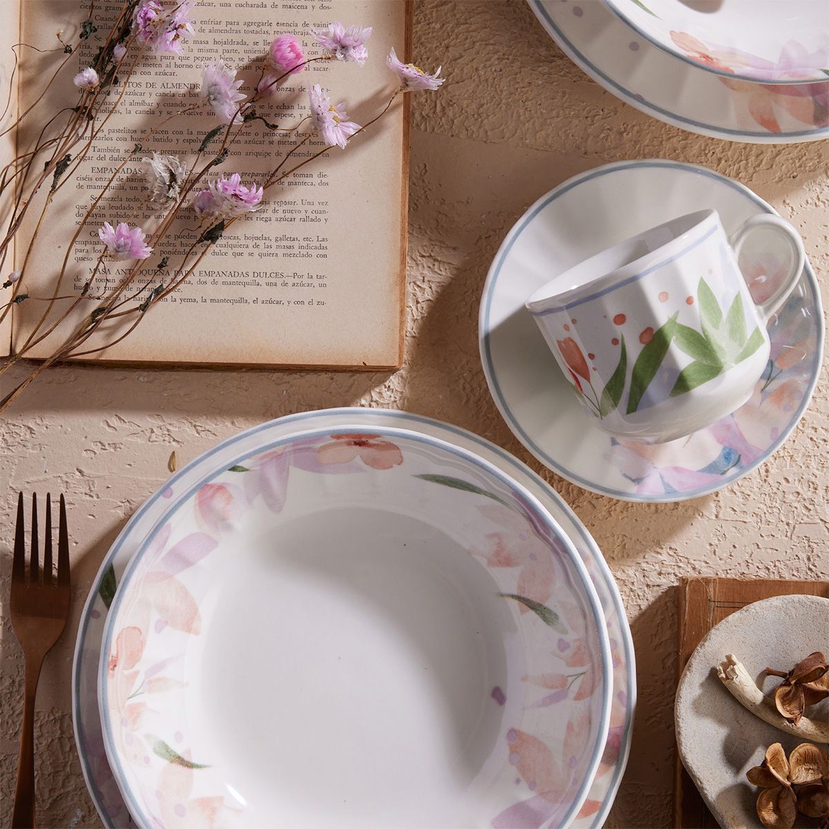 CORONA - Juego de Vajilla Corona Arles 16 piezas