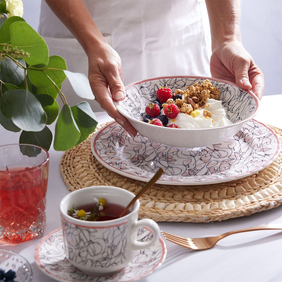 CORONA - Juego de Vajilla Corona Shanti 16 piezas