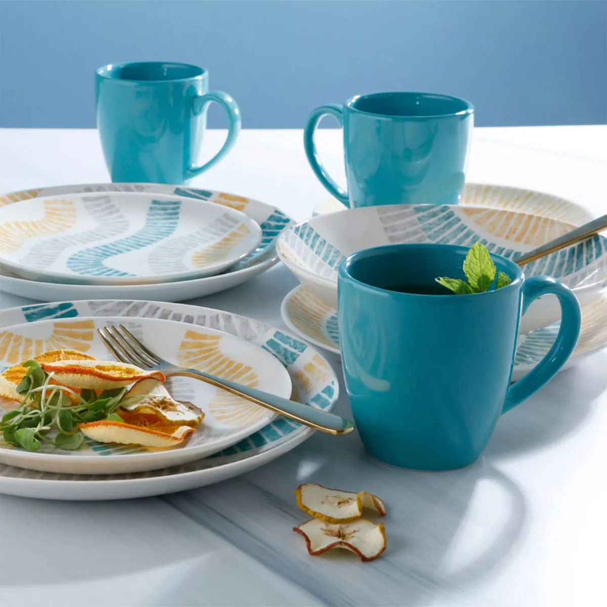 CORONA - Juego de Vajilla Corona Antica 16 piezas