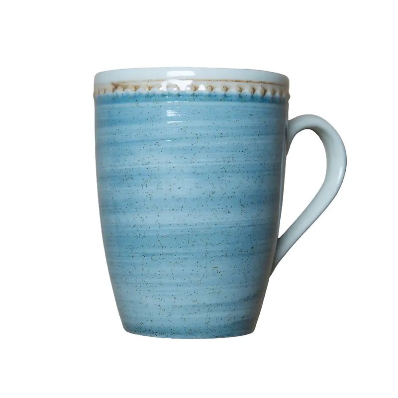 CORONA - Juego de Vajilla Corona Caoba Azul Perla 16 piezas