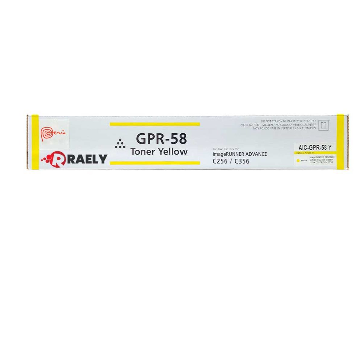 GENERICO - Toner Compatible Raely GPR-58 Yellow Para Canon