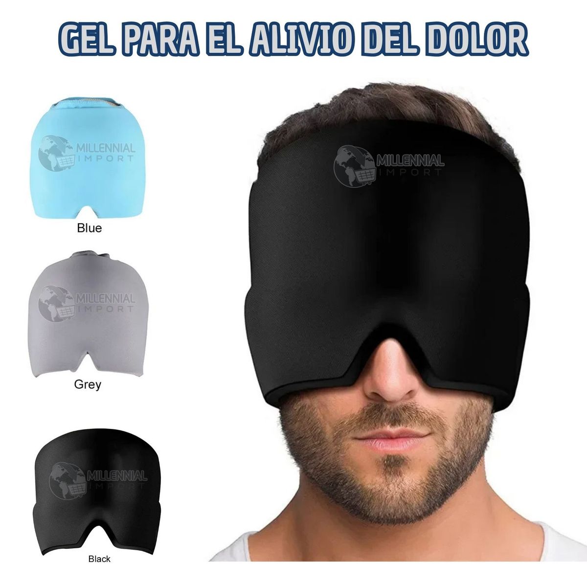 GENERICO - Gorro Antimigraña Gel Frio o Calor