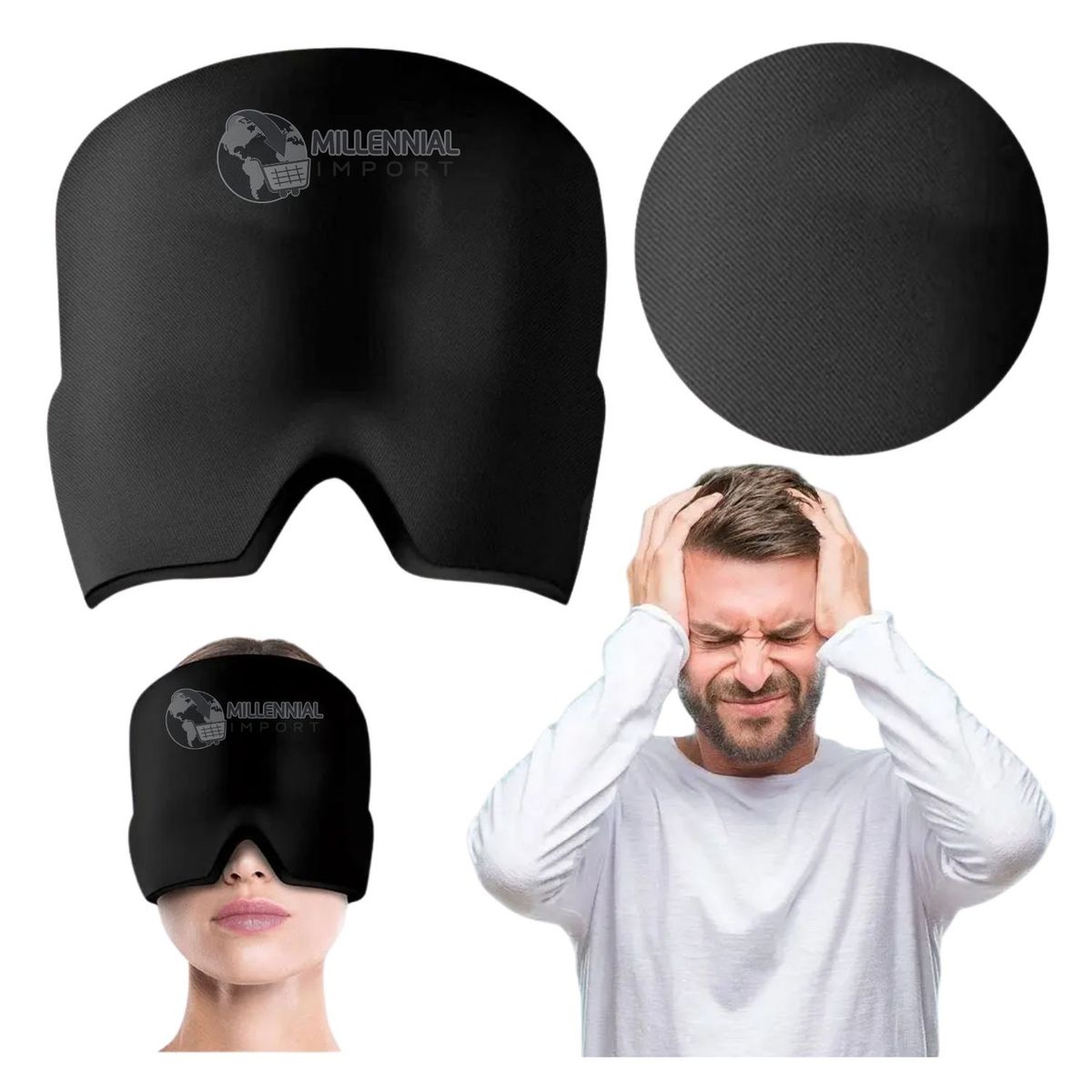 GENERICO - Gorro Antimigraña Gel Frio o Calor