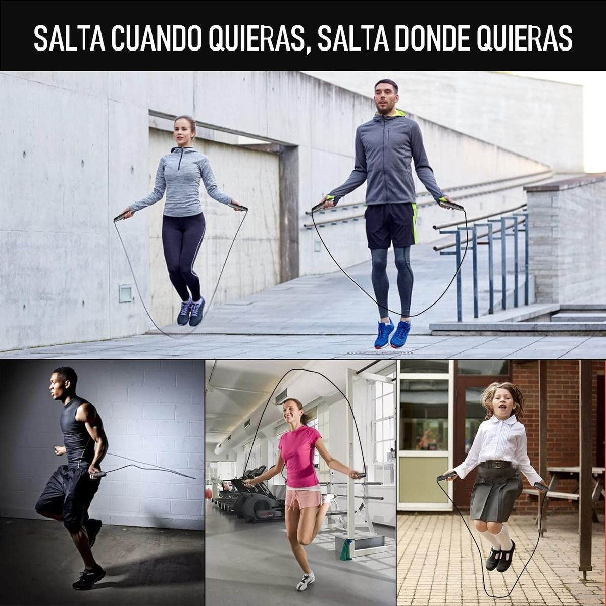 TORNEO - SALTA SOGA CONTADOR ELECTRÓNICO ENTRENAMIENTO 3M NARANJA