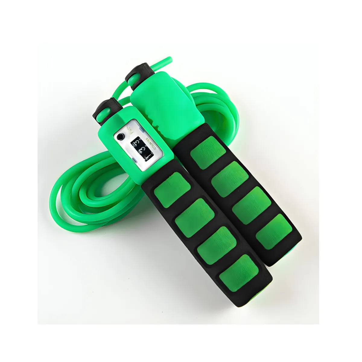 TORNEO - SALTA SOGA CONTADOR ELECTRÓNICO ENTRENAMIENTO 3 METROS VERDE