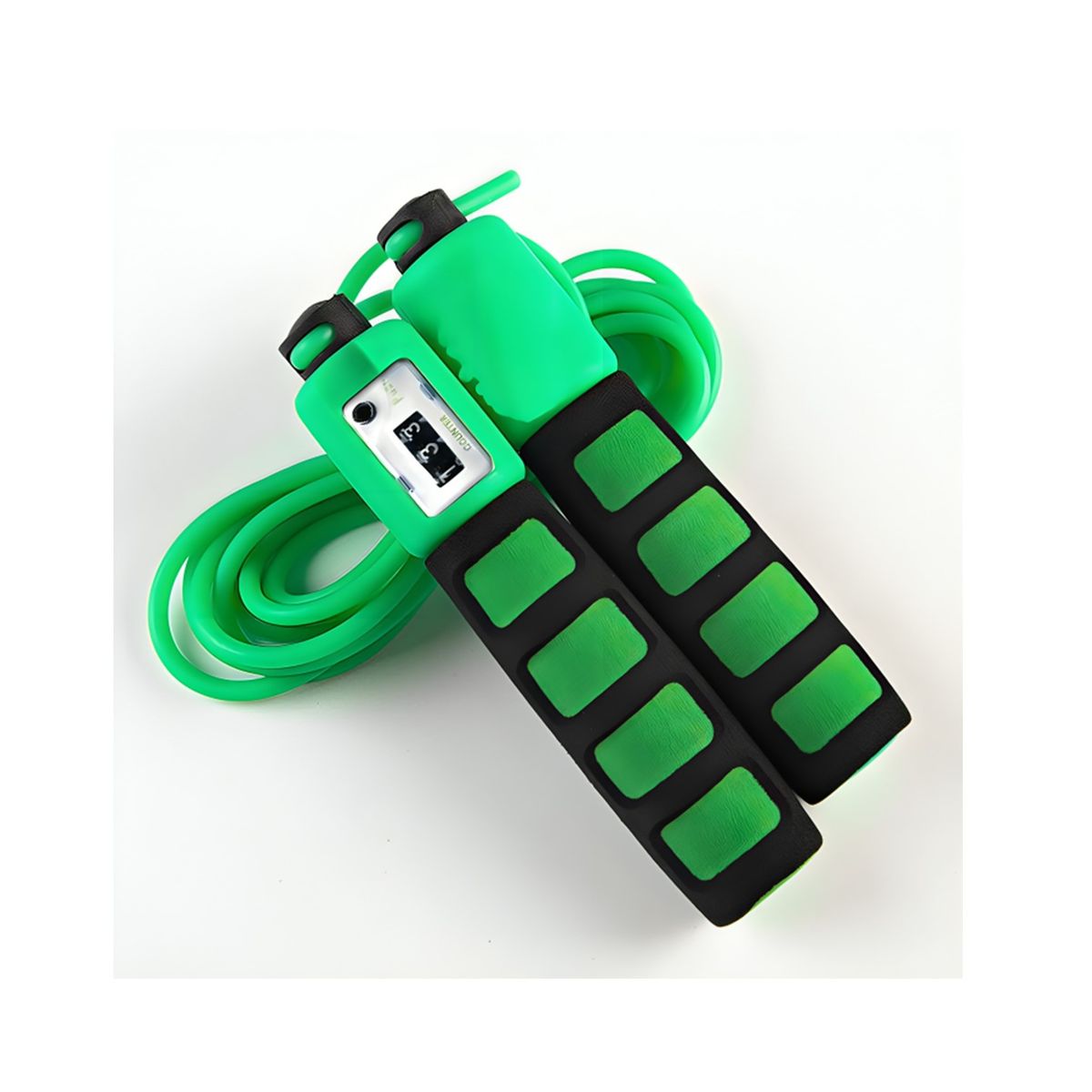 TORNEO - SALTA SOGA CONTADOR ELECTRÓNICO ENTRENAMIENTO 3 METROS VERDE